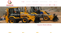 Desktop Screenshot of edukatorkursy.pl